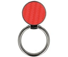 iLike Topt Ring laikiklis CARBON – raudonos spalvos