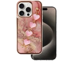 Topt Trend dėklas skirtas Apple iPhone 15 Pro design 6 rožinės spalvos