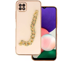 Toptel Topt Trend dėklas skirtas Samsung Galaxy A22 5G design 4 light rožinės spalvos