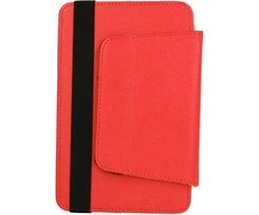 Topt Universal BOOK Case for Tablets 7″ DESIGN 1 Raudonas