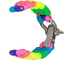 Fusion Accessories Topt Universal nylon apyrankė 22mm design 1 rainbow