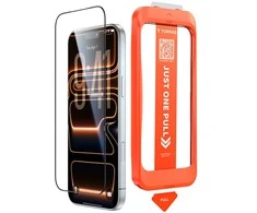 Dėklas Torras GlassGo Install Master, skaidrus – iPhone 17 Pro Max