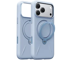 Torras Ostand Q3 silikoninis dėklas, mėlynas – iPhone 18 Pro Max