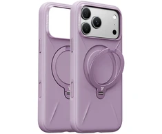 Torras Ostand Q3 silikoninis dėklas, violetinis – iPhone 18 Pro Max