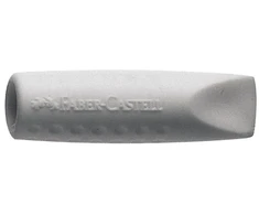Trintukas kamštelis pieštukui Faber-Castell Grip 2001, pilkos spalvos, 2 vnt.