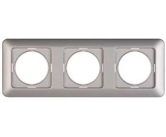 Trivietis rėmelis VILMA SL250, metalo spalvos