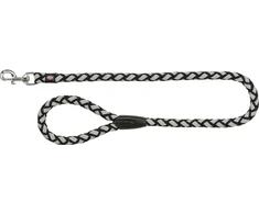 Trixie Cavo Reflect pavadys, L-XL 1m/18mm, juodas/atspind.
