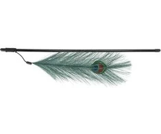 TRIXIE Meškerė su povo plunksna, plastikas 47 cm