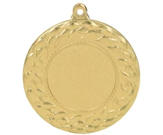 Tryumf Auksinis medalis su vieta 25 mm emblematui – plieno medalis MMC3045/G