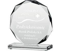 Tryumf Graviruotas stiklinis trofėjus 80611/GR