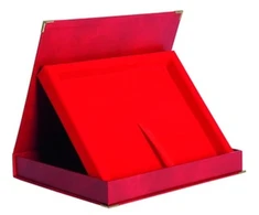 Tryumf Horizontalus plastikinis dėklas, raudonos spalvos – 200×150 lentai BTY1608/R/R