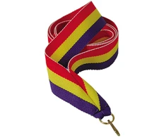 Tryumf Kaspinas 11 mm – raudona-geltona-mėlyna V8-R/Y/BL