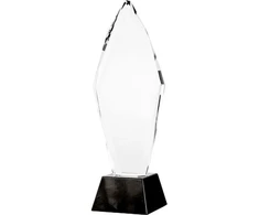 Tryumf Stiklinis graviruotas trofėjus H 31 cm C043-31/GR
