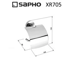 Tualetinio popieriaus laikiklis Sapho X-ROUND XR705