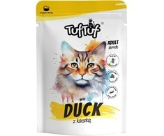 TufTuf Kačių Maistas - TUF TUF Anties Skonio Drėgnas Maistas 300g Be Glitimo