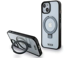 Tumi TUHMP15SSSFC Apple iPhone 15 / 14 / 13 6.1″ baltos spalvos kietas dėklas with skaidrus Ring Stand and MagSafe