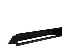 Tunelis -grotelės židinio NORDFLAM 60x380mm juodos spalvos
