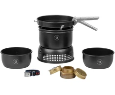 Turistinė viryklės su spiritiniu degikliu rinkinys Trangia Stove 37-5 UL/BL, juoda