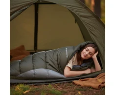TURISTINIS MIEGMAIŠIS SU KOMPRESIJA TRIP ŽALIAI PILKAS 210X80X50CM ENERO CAMP 1081441