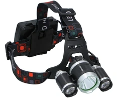 TURISTINIS PROŽEKTORIUS ANT GALVOS DELUXE 1 LED IR 2 COB GRUNDIG 140223