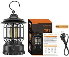 Turistinis žibintas Superfire T51, USB-C