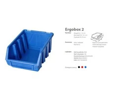 TV staliukas PATROL ERGOBOX 2 MĖLYNA, 116 x 161 x 75mm