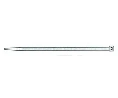Tvirtinimo dirželis Elematic, 2,6 x 160 mm, juodas