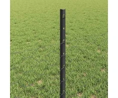 Hexagonal Fence with Post 50 x 0,5 m PVC dengtas plienas Pilka