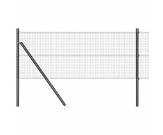 Lauko suvirinta vielinė tvora su tvirtinimu į žemę 25 x 0,8 m
