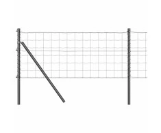 Euro tvoros žemės tvirtinimas 25 x 0,8 m PVC dengtas plienas