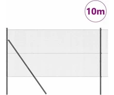 Suvirintas vielos tvora žemės tvirtinimas 10 x 1 m Pilka