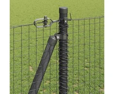 Suvirinta vielos tvora su betono baze 25 x 1,2 m Pilka
