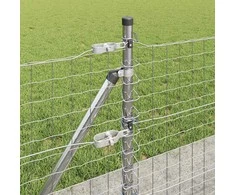 Tvora su stulpais Sidabro 0,4 x 10 m Plienas