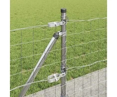 Lauko Euro tvoros su betono pagrindu 10 x 0,4 m Sidabrinė