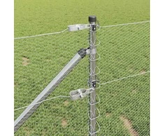 Hexagonal Fence with Post 10 x 0,6 m Galvanizuotas plienas