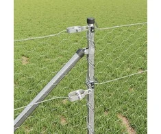 Hexagonal Fence with Post 10 x 0,6 m Galvanizuotas plienas