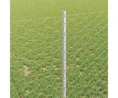 Hexagonal Fence with Post 10 x 1 m Galvanizuotas plienas