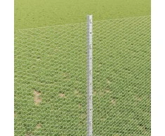 Hexagonal Fence with Post 25 x 1 m Galvanizuotas plienas