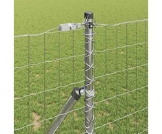 Lauko Euro tvoros gruntinis tvirtinimas 10 x 1,2 m Sidabrinė