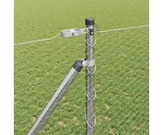 Hexagonal Fence with Post 10 x 1,2 m Galvanizuotas plienas