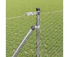Hexagonal Fence with Post 10 x 1,4 m Galvanizuotas plienas