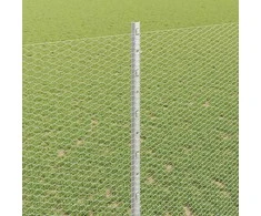 Hexagonal Fence with Post 25 x 1,4 m Galvanizuotas plienas