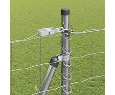 Tvora su stulpais Sidabro 1,5 x 10 m Plienas