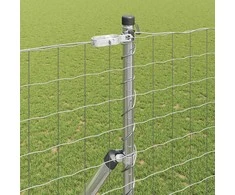 Tvora su stulpais Sidabro 1,6 x 10 m Plienas ir PVC