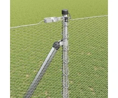 Hexagonal Fence with Post 10 x 1,6 m Galvanizuotas plienas