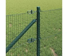 Suvirintas vielinis tvoras su smailiais galais Plienas ir PVC