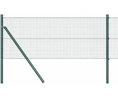 Suvirintas vielos tvora žemės tvirtinimas 25 x 0,4 m Žalia