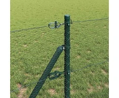 Heksagonalinė tvoros tvirtinimo sistema 50 x 0,4 m Žalia