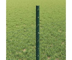 Hexagonal Fence with Post 10 x 0,5 m PVC dengtas plienas Žalia