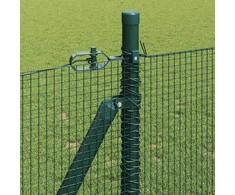 Suvirinta vielos tvora su betono baze 25 x 0,8 m Žalia